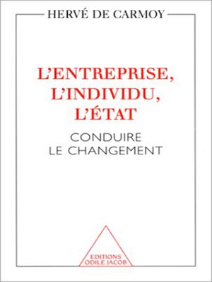 cover image of L' Entreprise, l'Individu, l'État